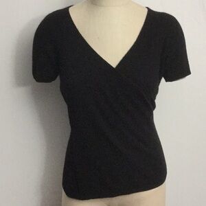 Vintage Burberry Cashmere Sweater Sz Small Black